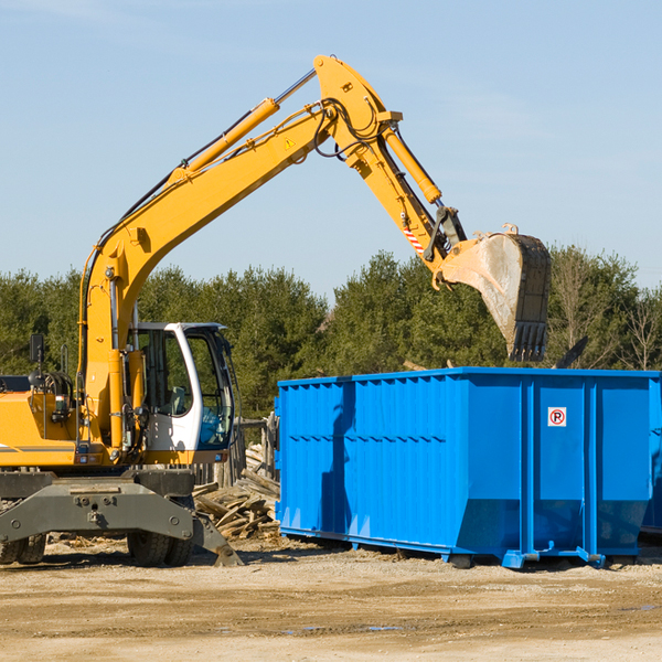 what kind of customer support is available for residential dumpster rentals in Little Valley